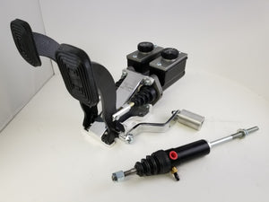 JBP3000TX - Brake and Clutch Master Cylinder Pedal Assembly w/ Roller Pedal